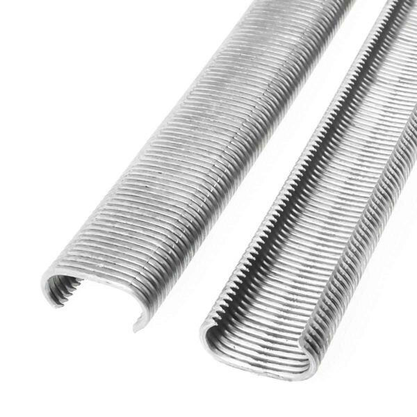 Heavy-duty hog rings for fencing installation and repair