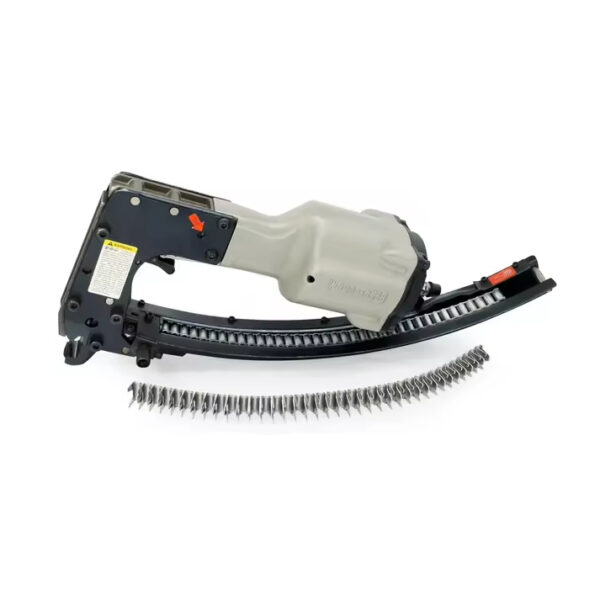 M45 pneumatic air staple gun in industrial use