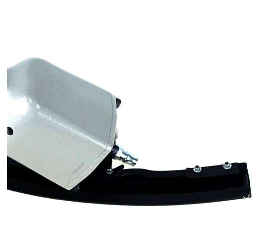 "Pneumatic stapler gun disassembled for maintenance"