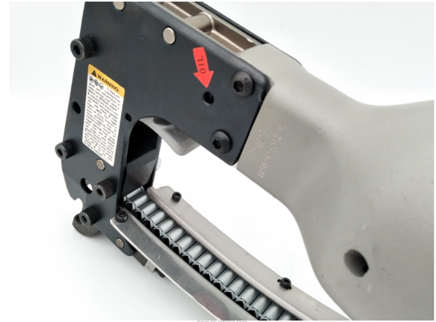 "Inside view of pneumatic c-ring tool chamber"